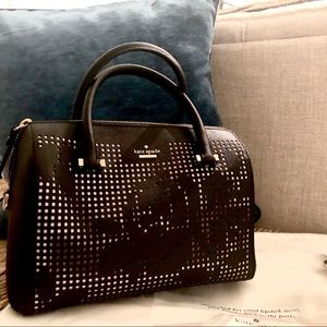 Kate Spade Satchel Bag Black w/detachable strap